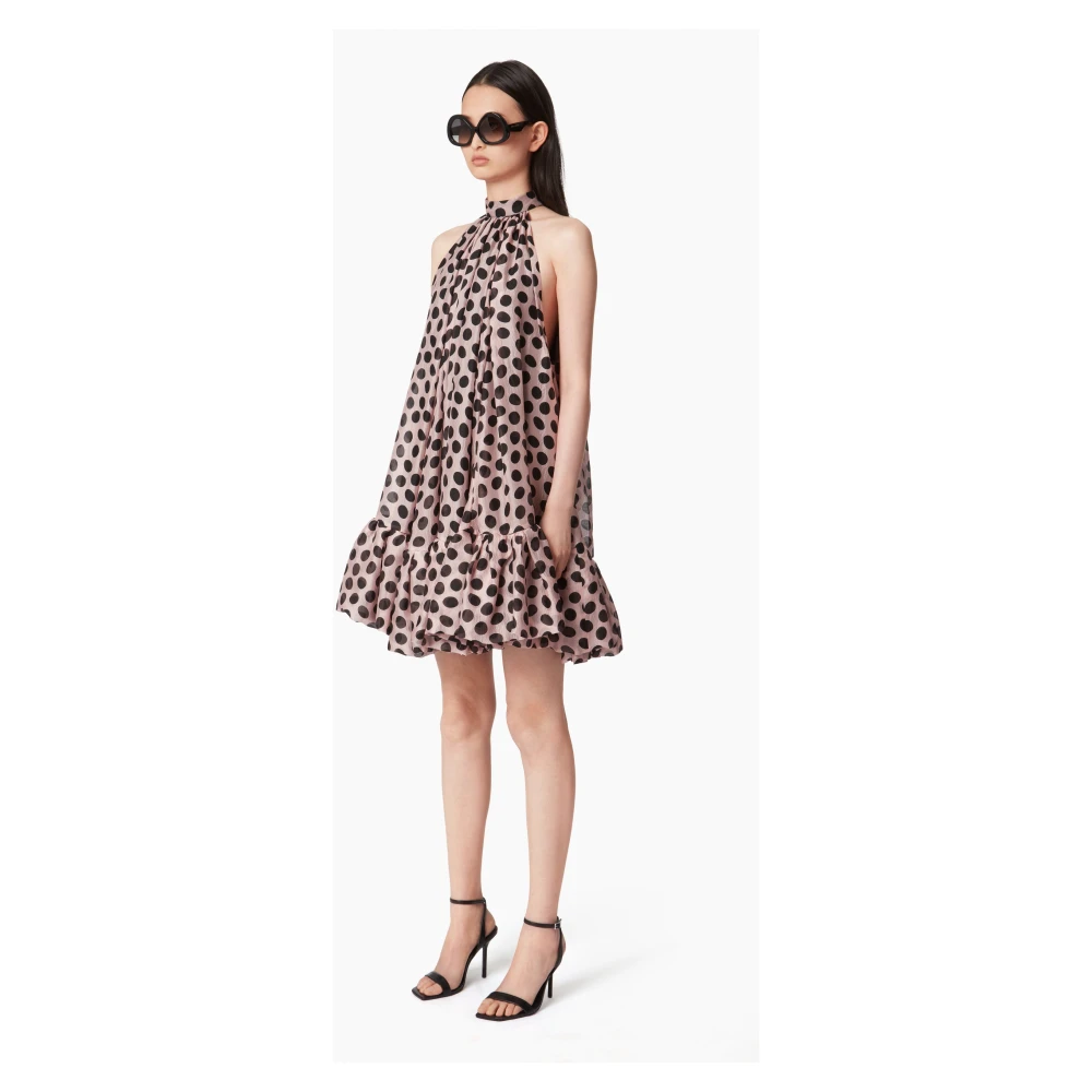 Nina Ricci Halterneck Mini Dress With Multicolor Dames