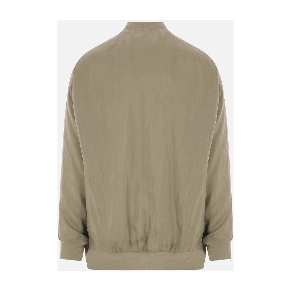 Rick Owens Groene Oversized Bomberjas Green Heren