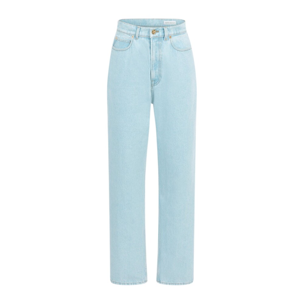 Jean Boyfriend Bleu Clair Nina Ricci Jeans Droits Miinto