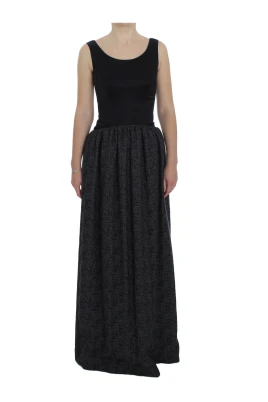 Elegant Svart Maxi Sheath Klänning