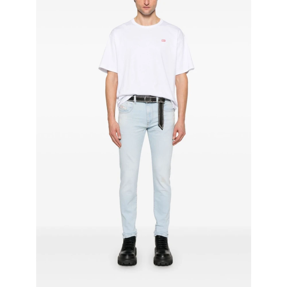 Diesel Blauwe Jeans voor Mannen Blue Heren
