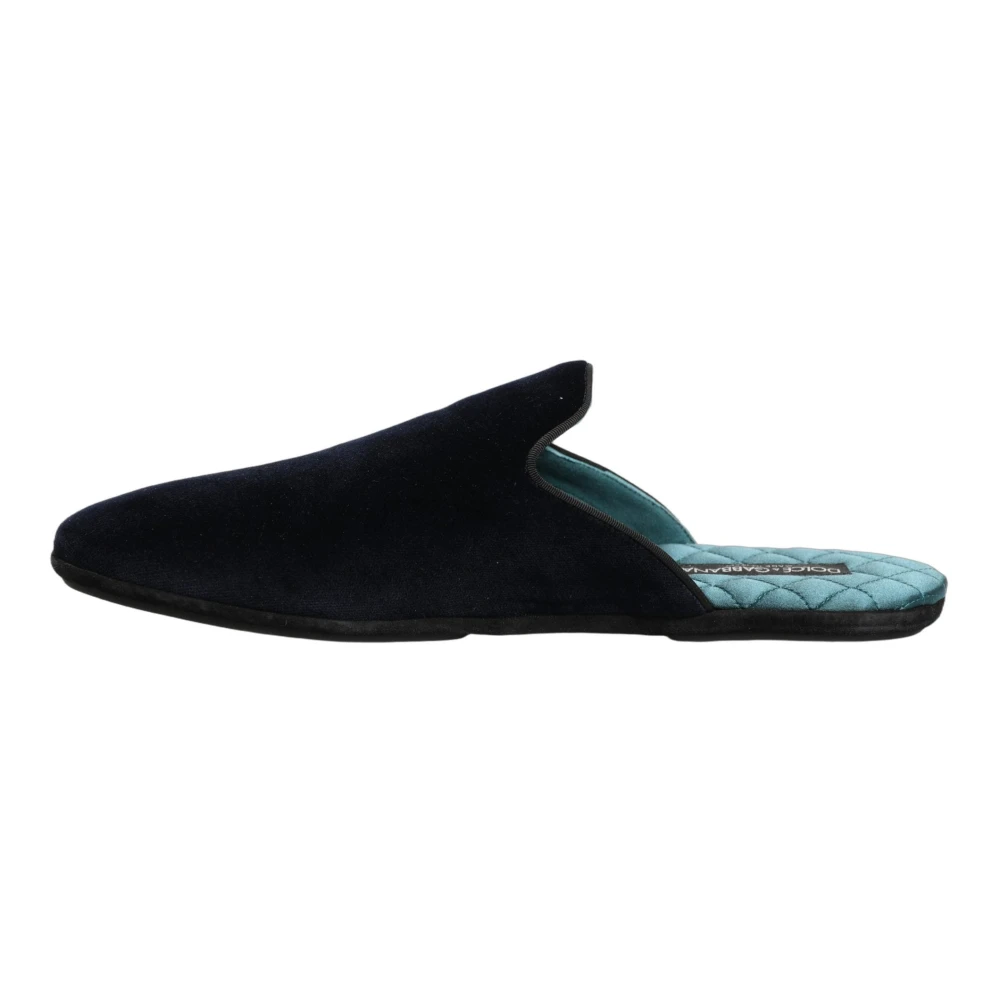 Dolce & Gabbana Men's Blue Slides - Slippers - 12 Uk - Shoes