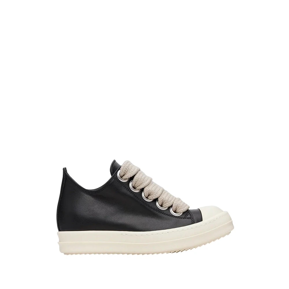 Rick Owens Jumbolace Low Sneaks Dames Schoenen Zwart