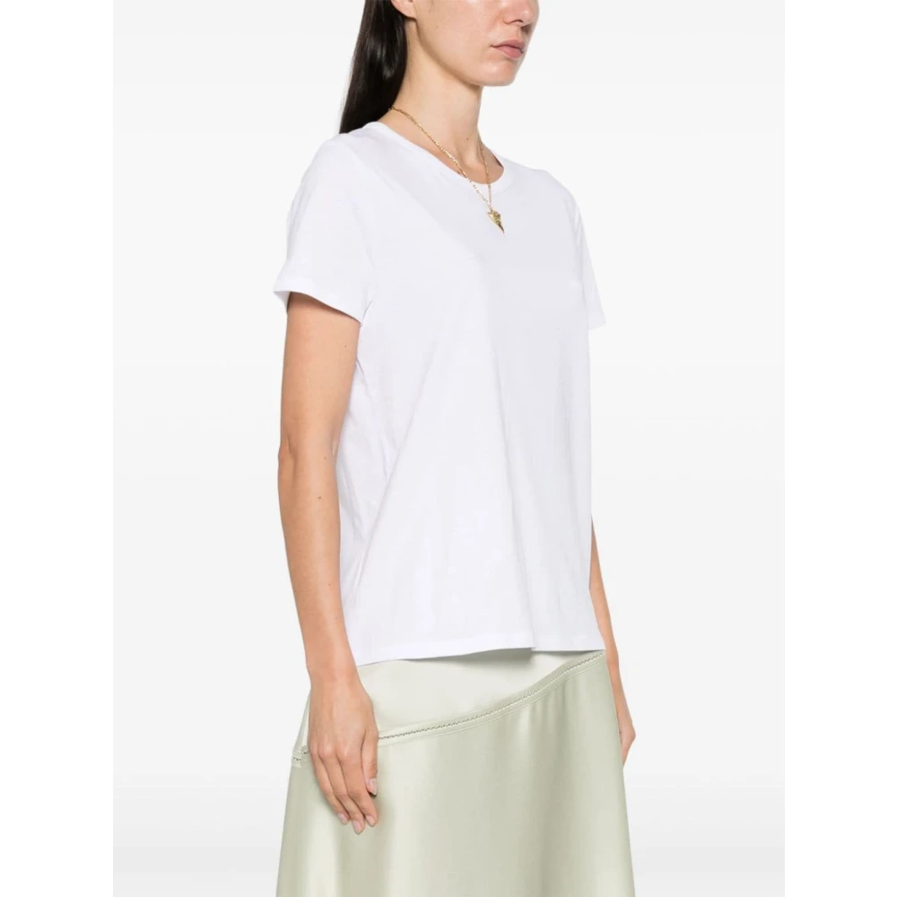 allude Witte T-shirts en Polos White Dames