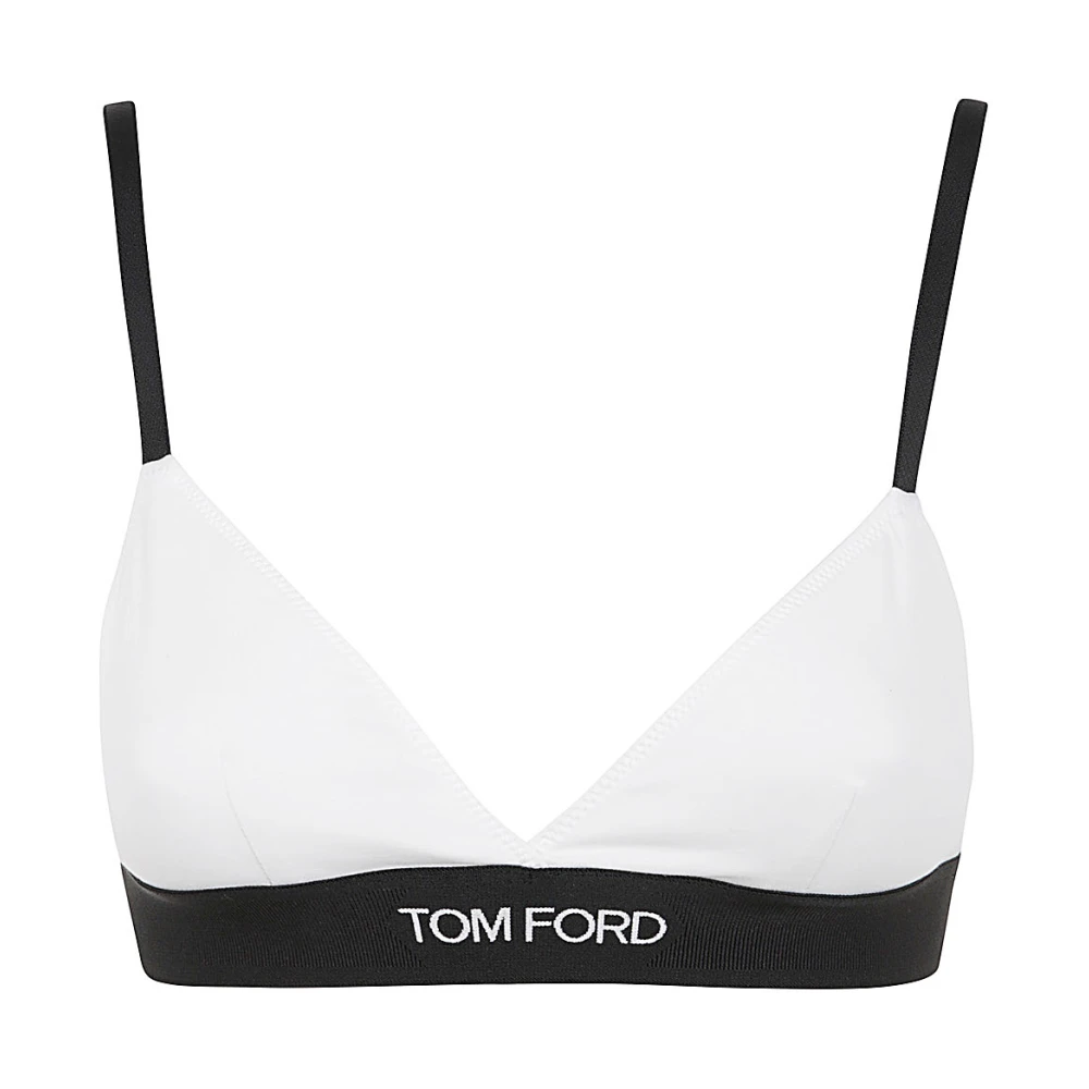 Tom Ford Witte Modal Signature Bra White Dames