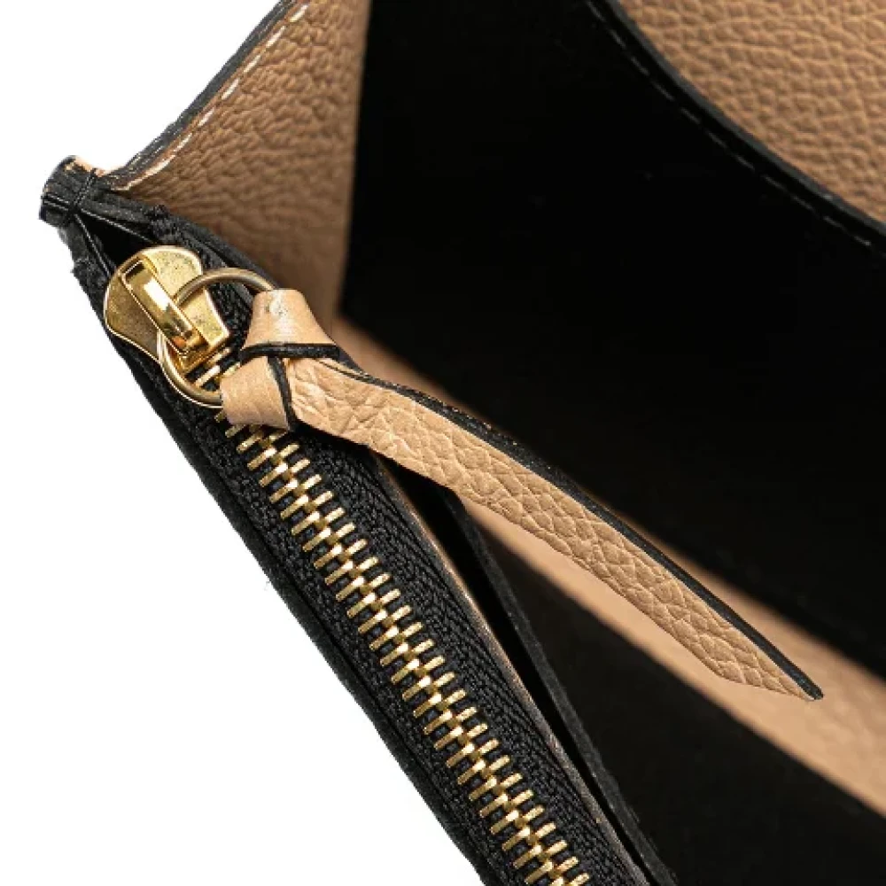Louis Vuitton Vintage Pre-owned Leather wallets Black Dames