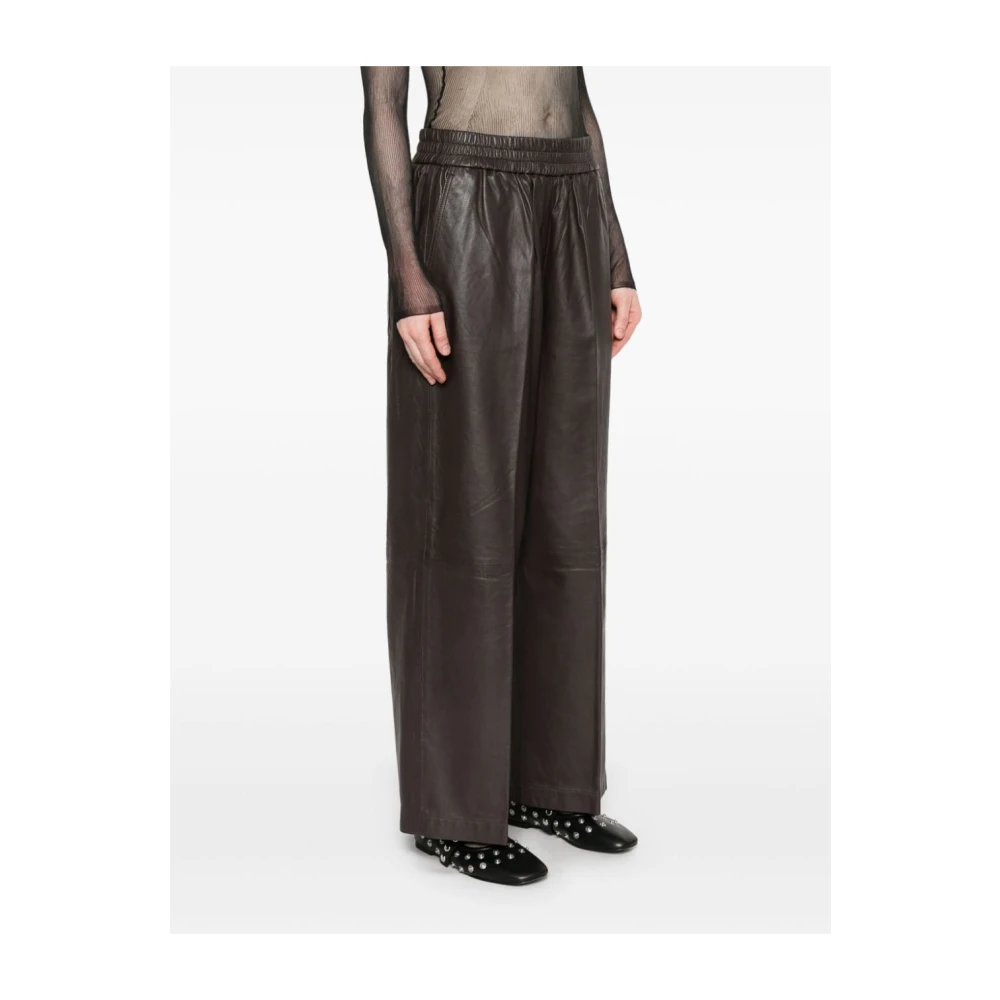 Birgitte Herskind Bordeaux Lamsleren Broek Rechte Pijp Red Dames