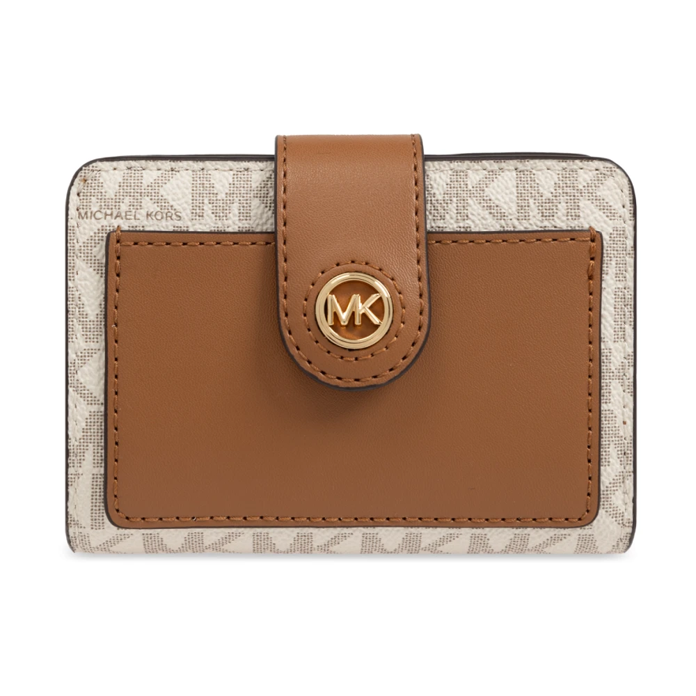 Michael Kors Portemonnee met logo Brown Dames