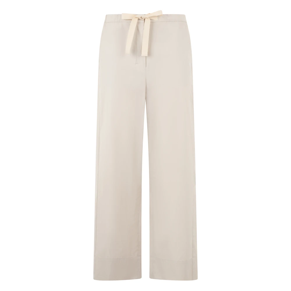 Max Mara Women's Beige Smmargento Wide Trousers - Wide Trousers - S - Trousers