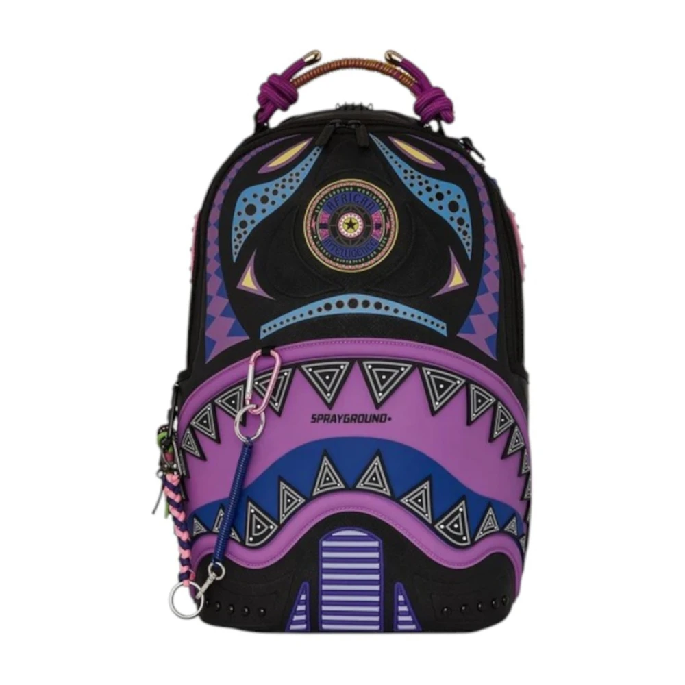 Sprayground Paarse Wonderland Rugzak Multicolor Unisex