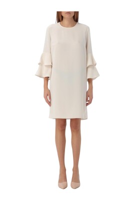 elegant-bell-sleeve-shift-dress