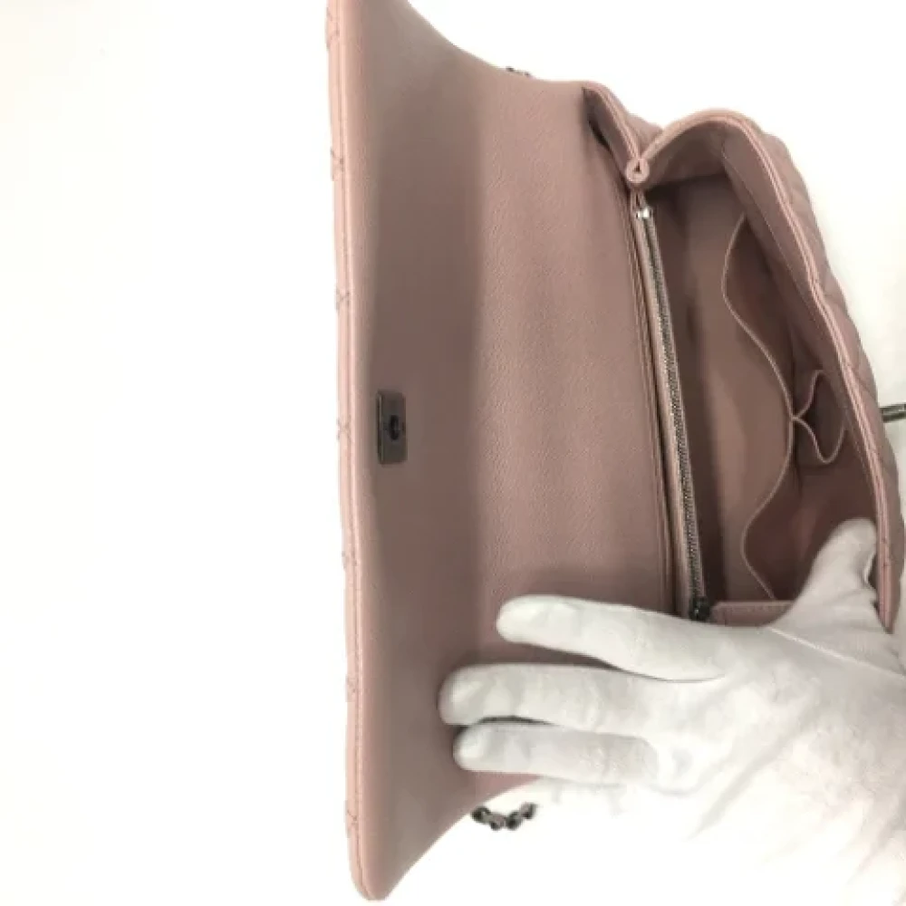 Chanel Vintage Pre-owned Leather chanel-bags Pink Dames