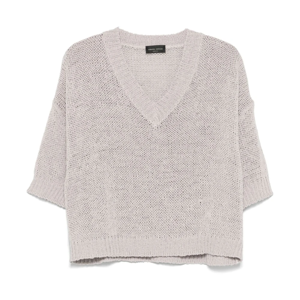 Roberto Collina Grijze Sweaters voor Mannen Gray Dames