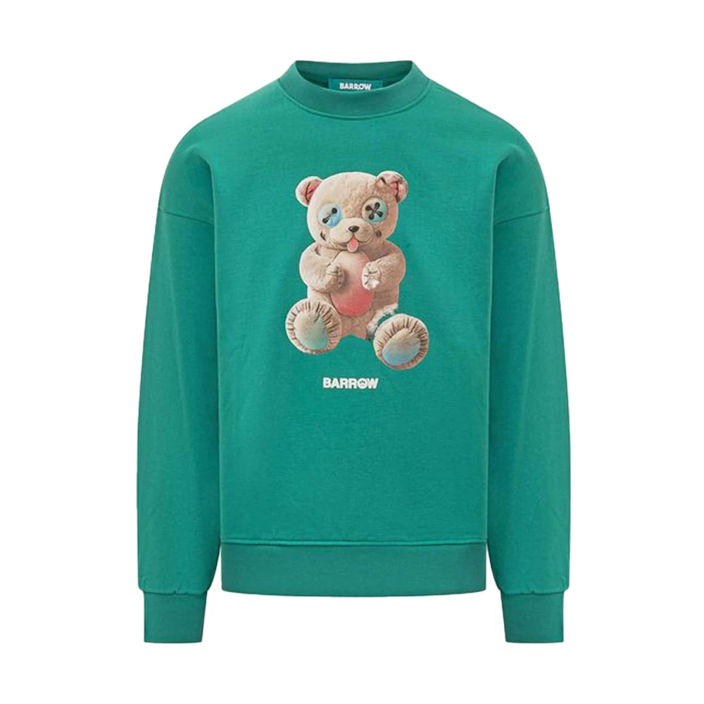 Barrow Men's Green Felpa - Sweatshirts - Xs - Sweatshirts & Hoodies