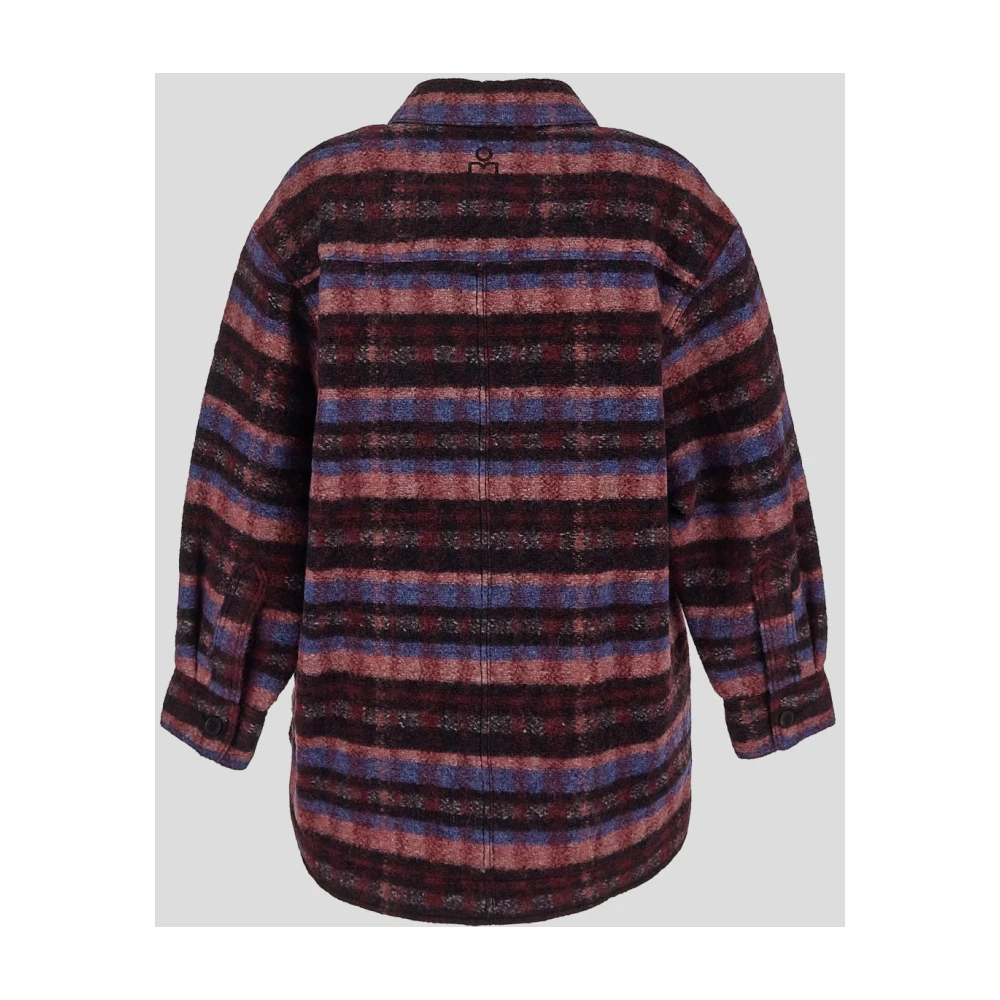Isabel Marant Étoile Wollen jas voor vrouwen Multicolor Dames