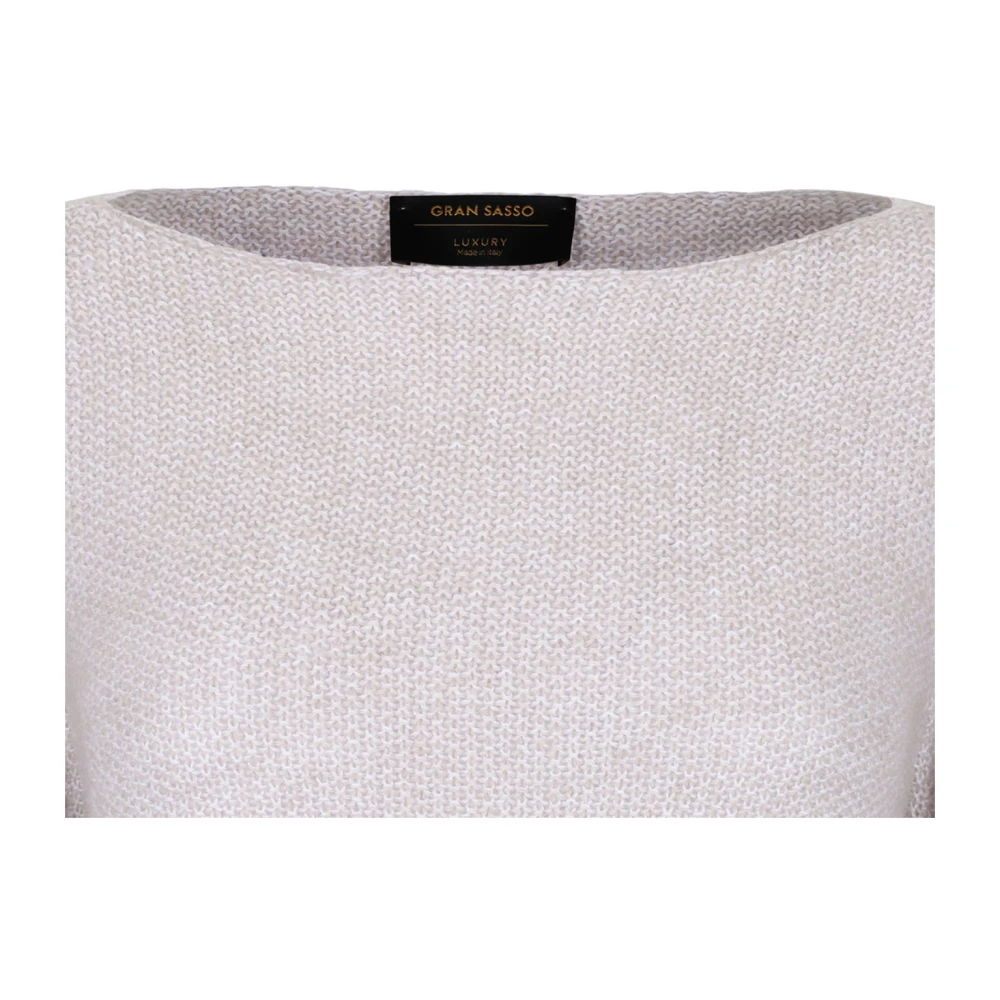 Gran Sasso Lichtroze boothals trui Pink Dames