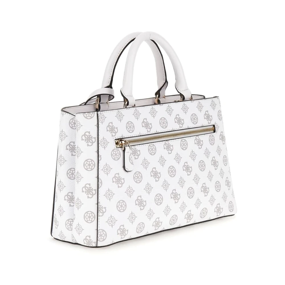 Guess Witte Nolana Schoudertas met Logo White Dames