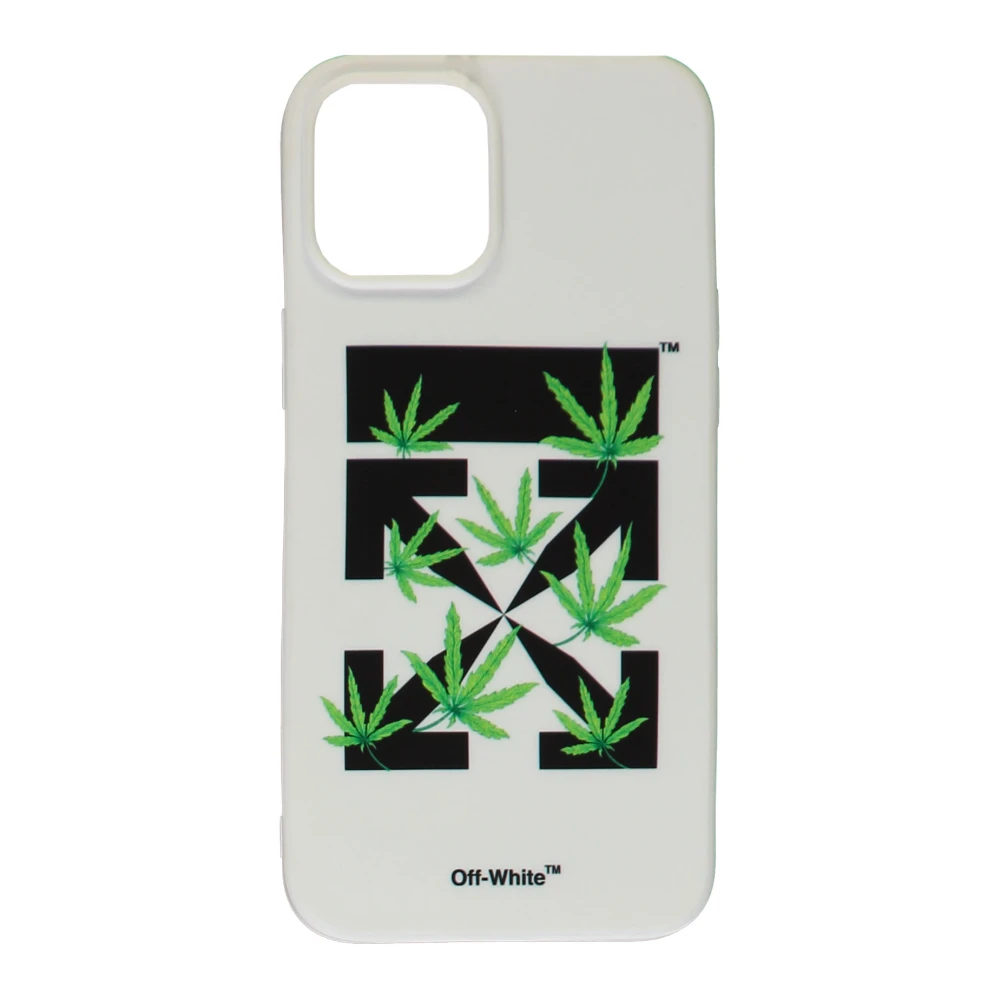 Off White Bedrukte iPhone 12 Pro Max hoes met pijl terug White Heren