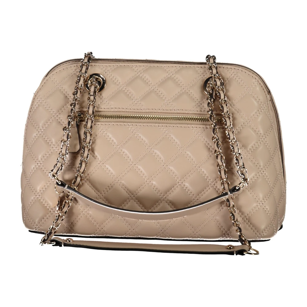 Guess Beige Schoudertas met Kettinghandvat Beige Dames