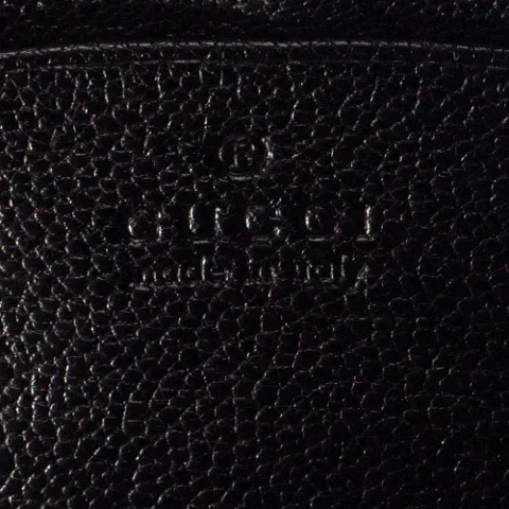Gucci Vintage Pre-owned Leather gucci-bags Black Dames