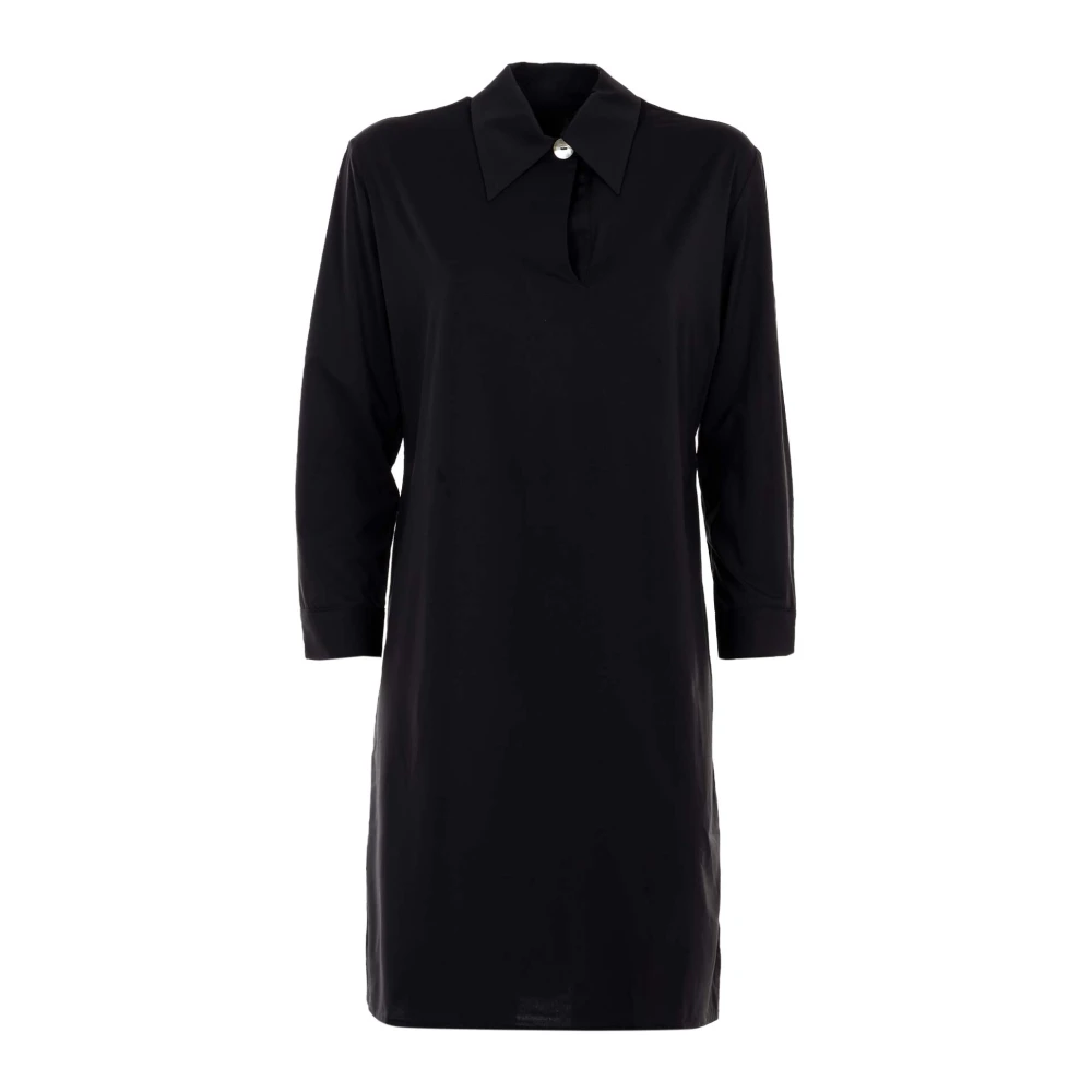 RRD Short Oxford Polo Damesjurk Black Dames