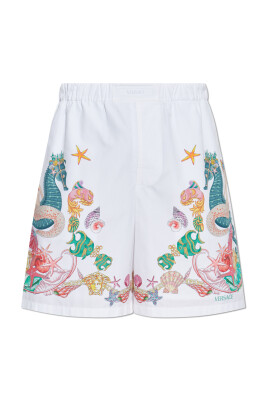 shorts-avec-impression-theatrale-corail