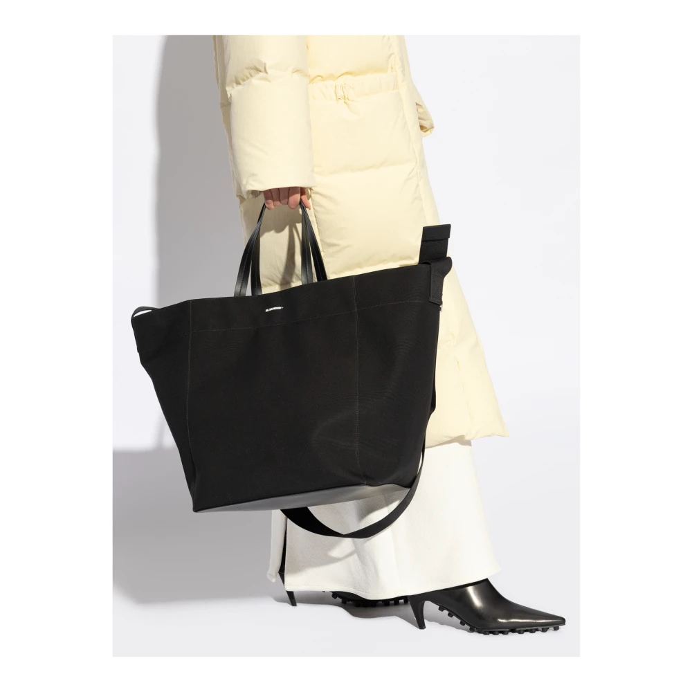 Jil Sander Tas type shopper Black Dames