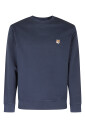 sweatshirt-bleu-avec-patch-fox-head