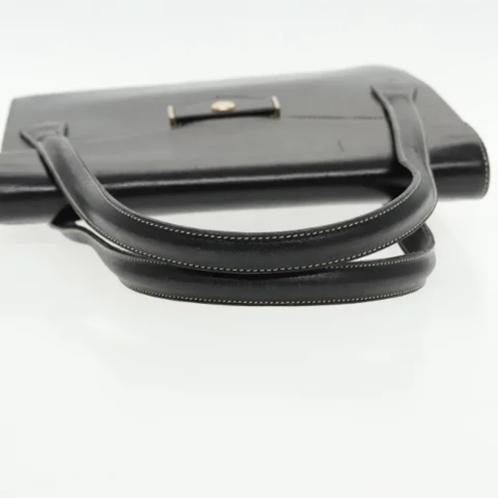 Dior Vintage Pre-owned Leather dior-bags Black Dames
