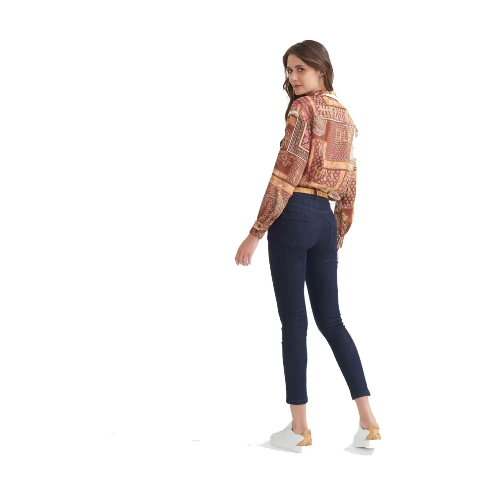 Alviero Martini 1a Classe Slim Fit Denim Jeans Blue Dames