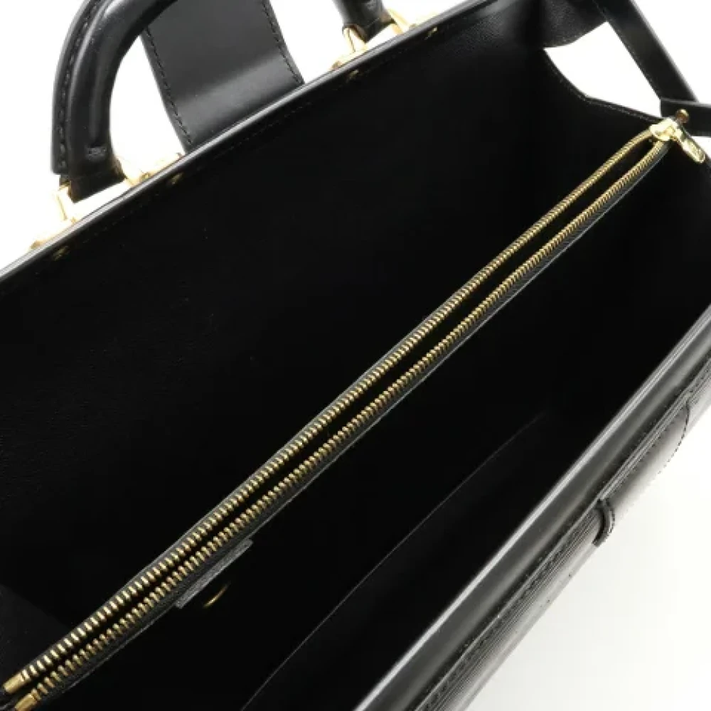 Louis Vuitton Vintage Pre-owned Leather briefcases Black Heren