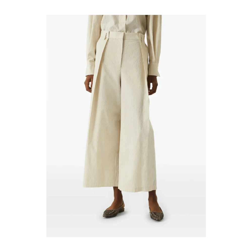 BRUNELLO CUCINELLI Luxe Damesbroek Beige Dames