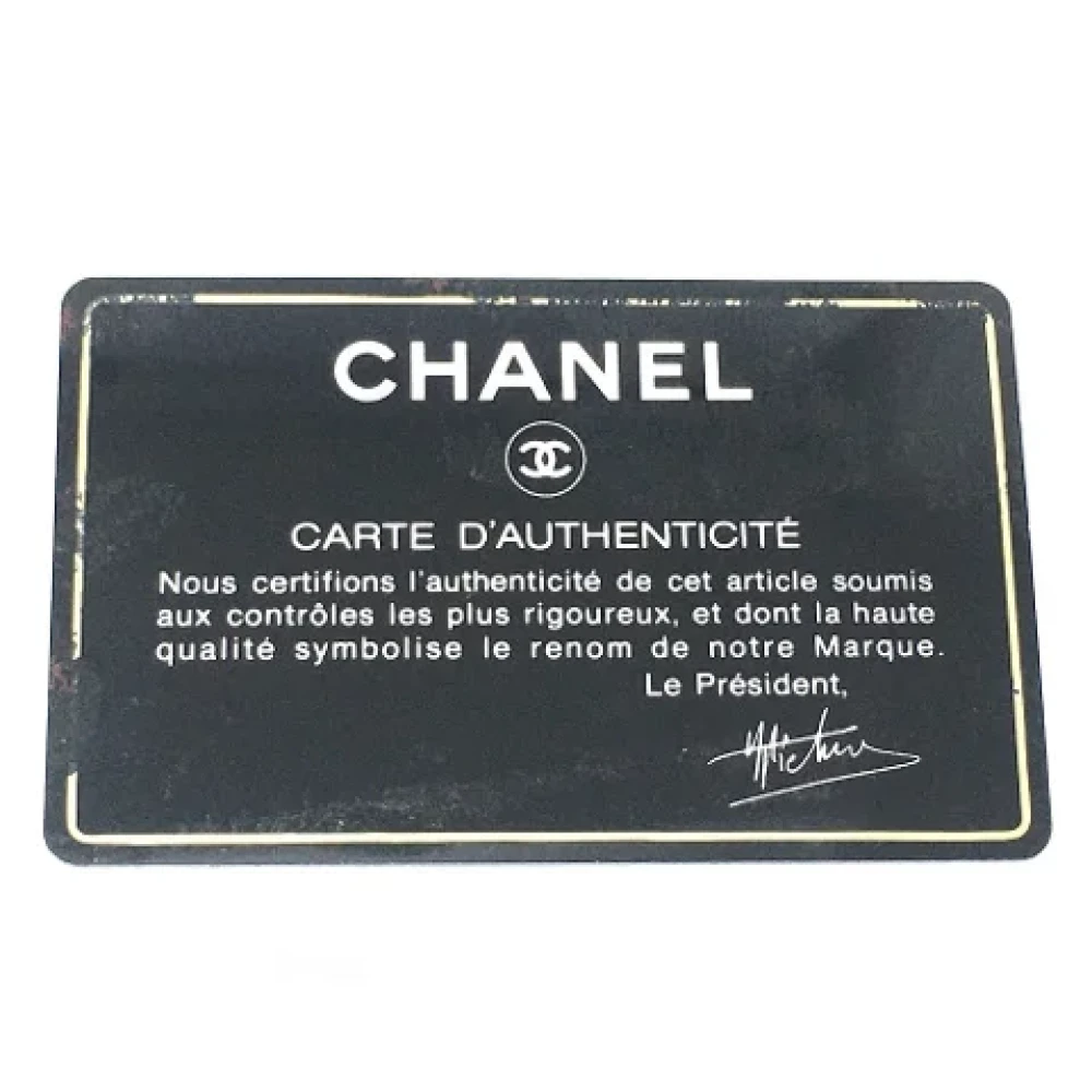 Chanel Vintage Pre-owned Leather chanel-bags Black Dames