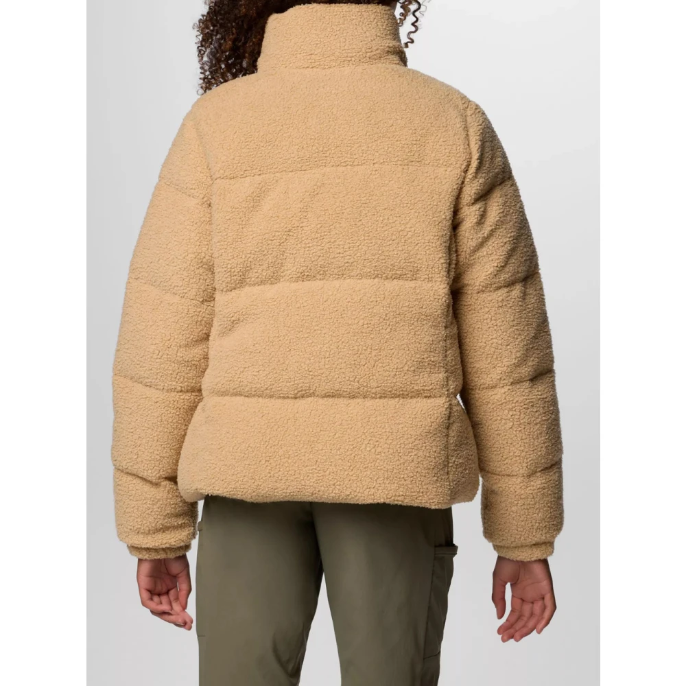 Columbia Sherpa Puffect Jas voor Vrouwen Brown Dames