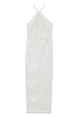 beaded-crossed-strap-long-dress