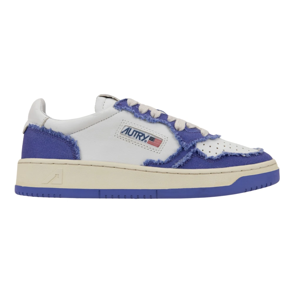 Autry Women's Purple Lace-Up Sneakers