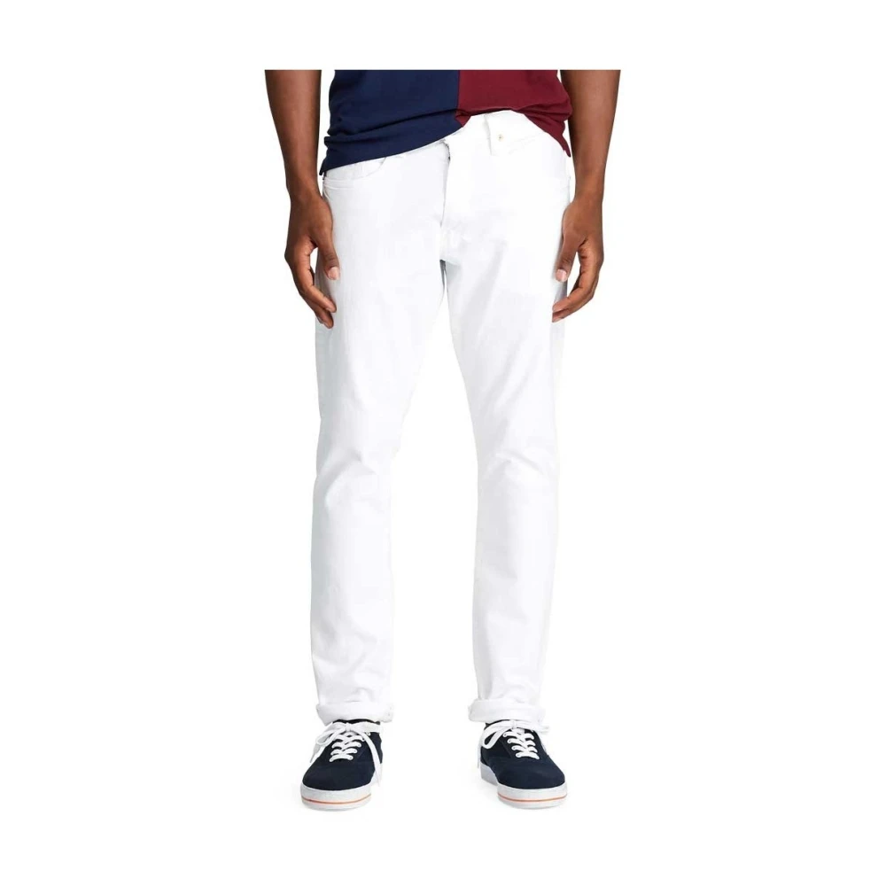 Ralph Lauren Stijlvolle Denim Jeans voor Mannen White Heren