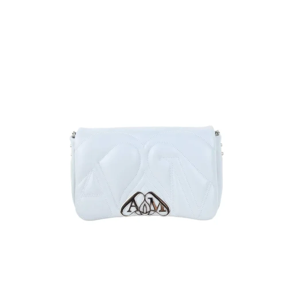 Alexander McQueen Pre-owned Leather shoulder-bags Gray Dames