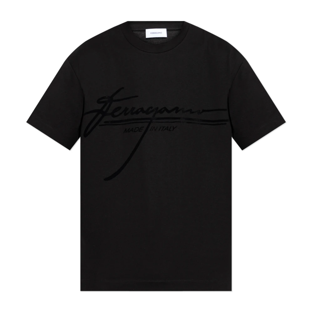 Ferragamo Uomo Nero Top, S, New,
