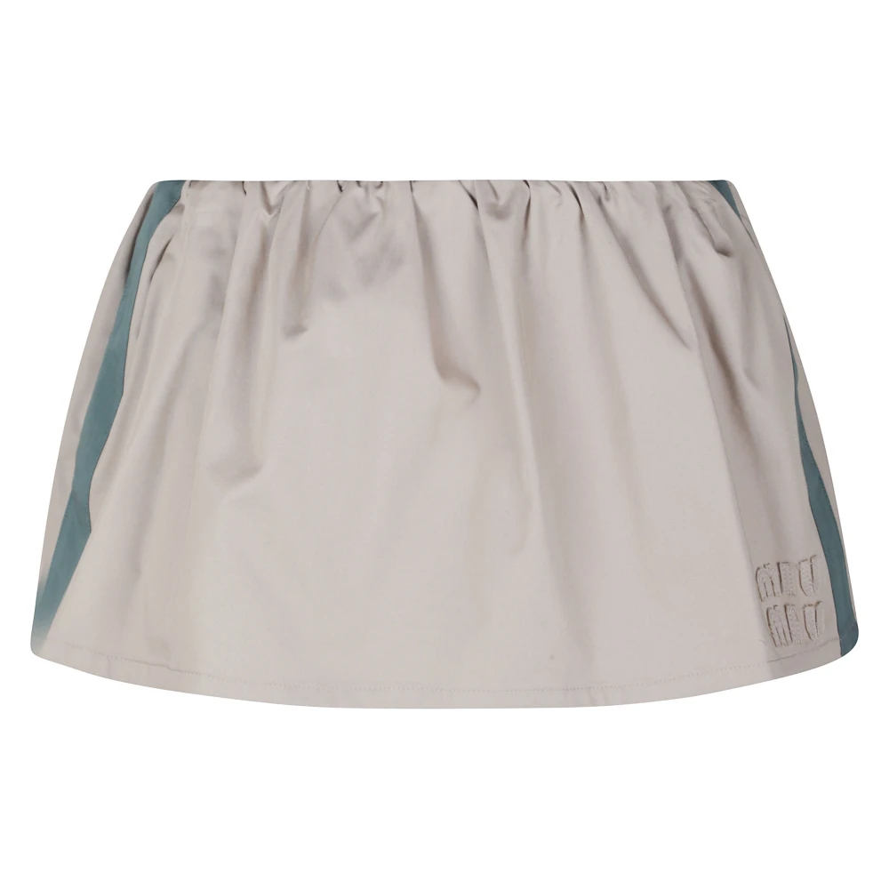 Miu Miu Vrouw Groente Rokken Dames, Groen, M, Short Skirt