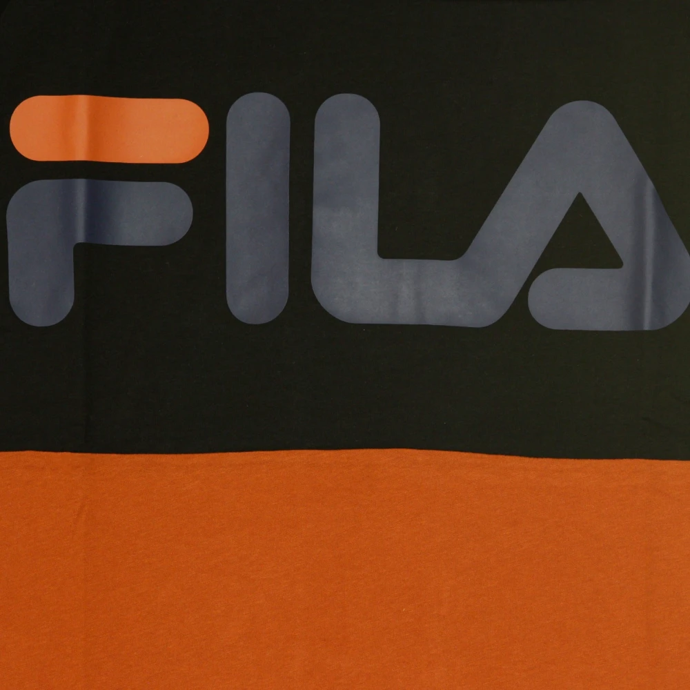 Fila Cinnamon Stick Black Iris Heren T-shirt Multicolor Heren