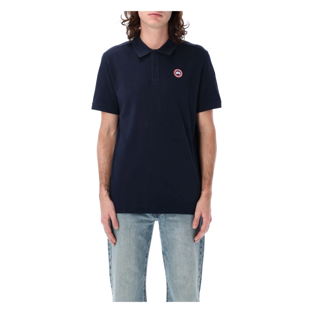 Canada Goose Beckley Polo Shirt Navy Blue Heren