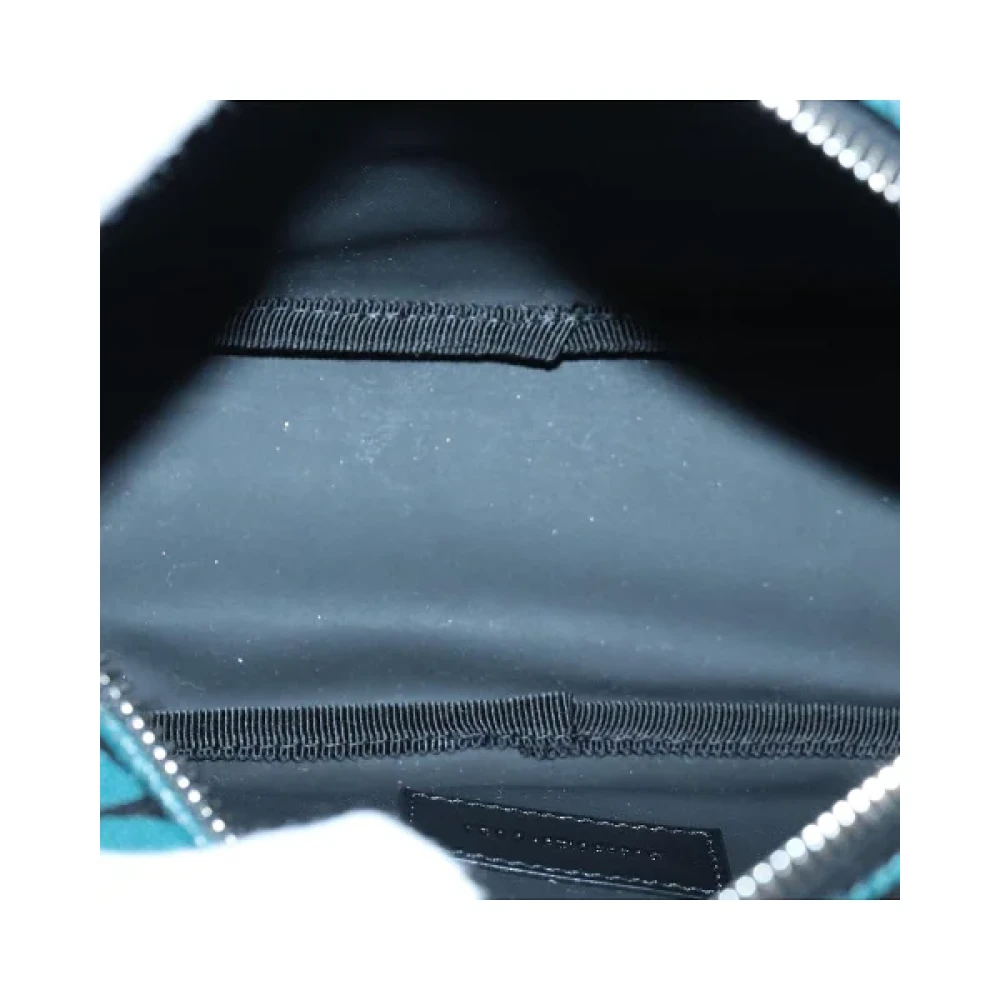 Saint Laurent Vintage Pre-owned Plastic pouches Blue Dames