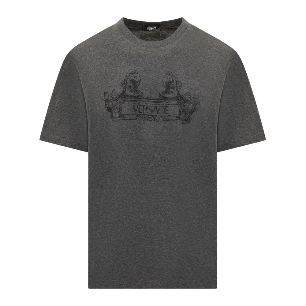 Versace Stijlvolle T-shirts Gray Heren