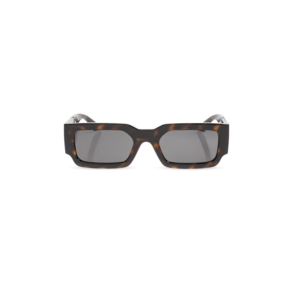 Versace , Sunglasses, Unisex, Brown, 54 Mm, Rectangle Sunglasses - Image 4