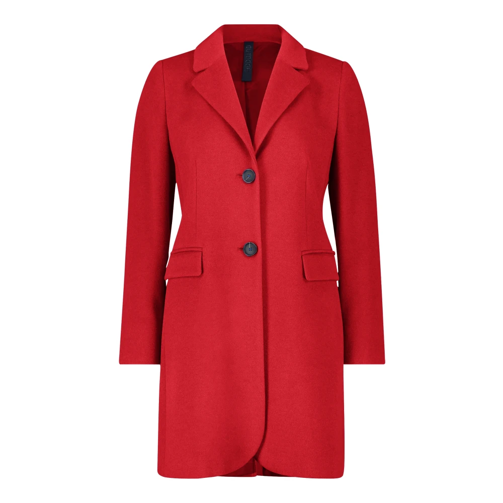 Betty Barclay Elegante Wollen Jas met Revers Red Dames