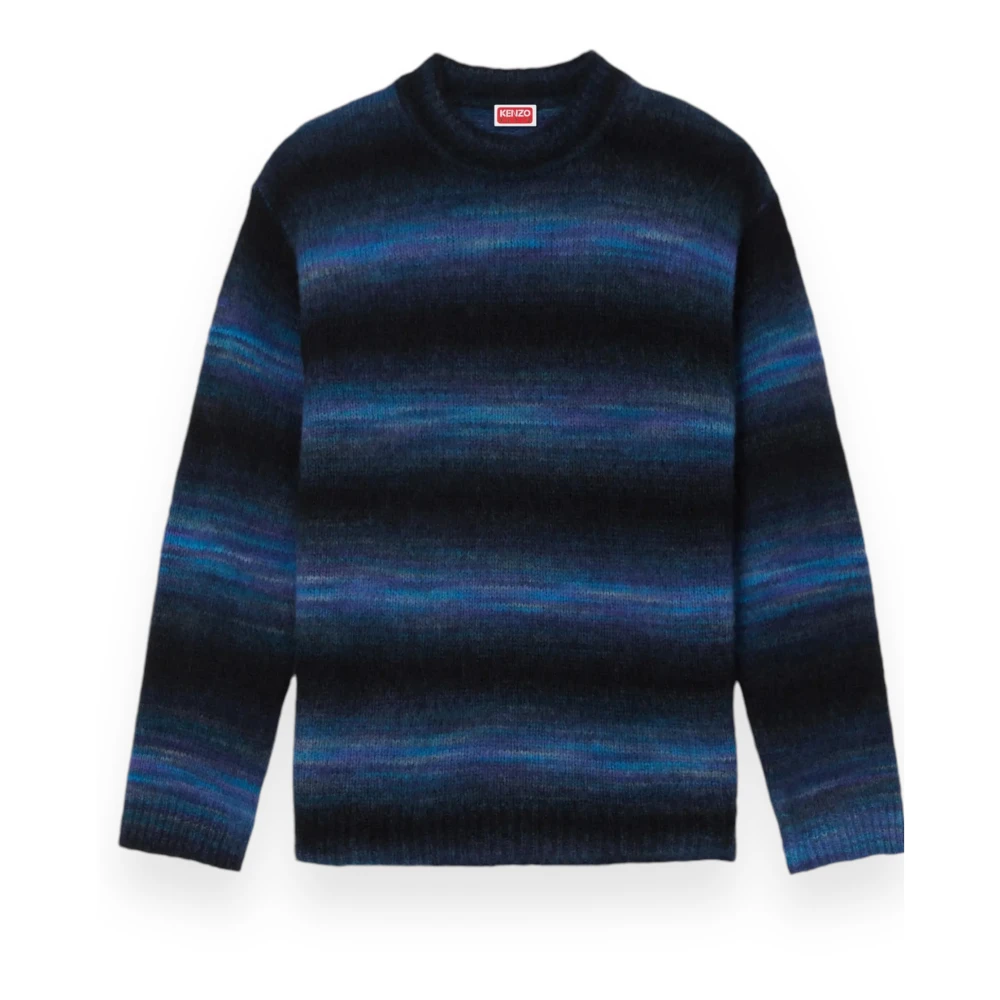 Kenzo Gestreepte Jumper Sweater Blue Heren