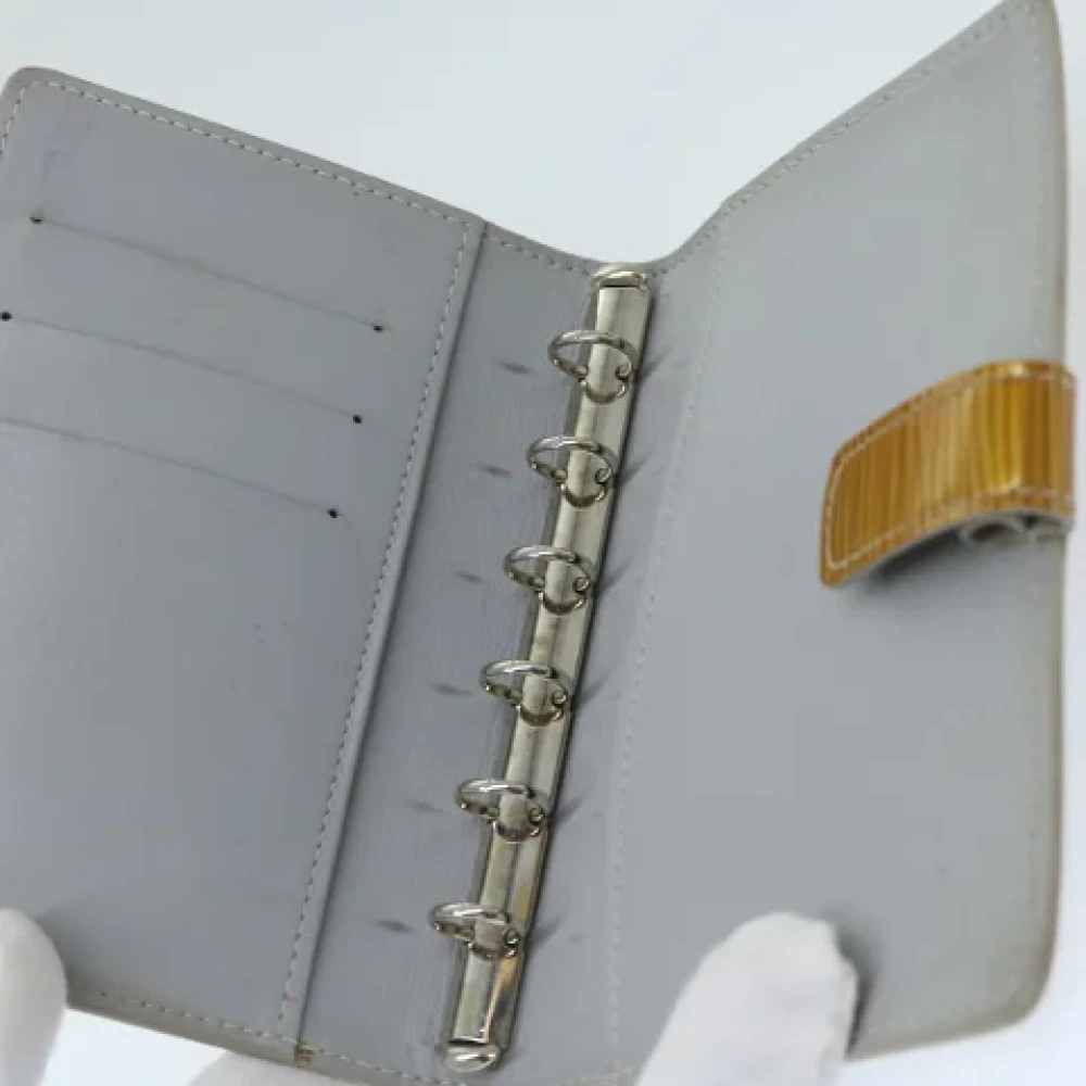 Louis Vuitton Vintage Pre-owned Leather home-office Yellow Dames