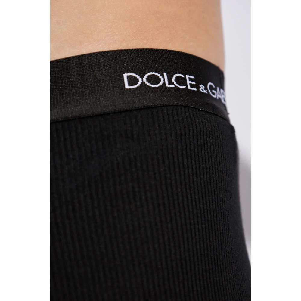 Dolce & Gabbana Twee-pack boxershorts Black Heren