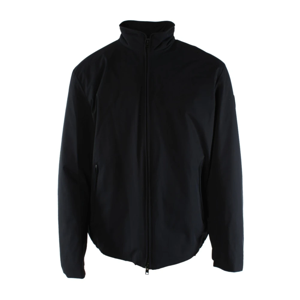 Woolrich Blauwe Polyester Herenjas Blue Heren